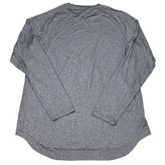 Lululemon Men's Drysense Long Sleeve In Black / Rhino Grey Size XXL - Picture 6 of 7